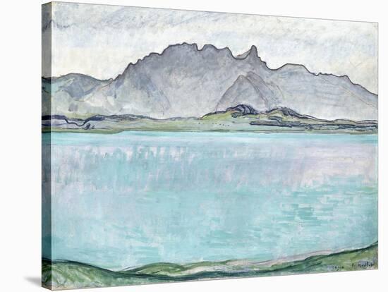 Thunersee with the Stockhorn Mountains, 1910-Ferdinand Hodler-Stretched Canvas