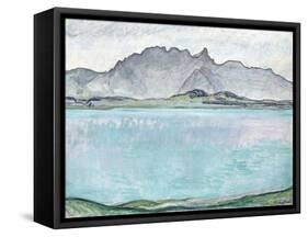 Thunersee with the Stockhorn Mountains, 1910-Ferdinand Hodler-Framed Stretched Canvas