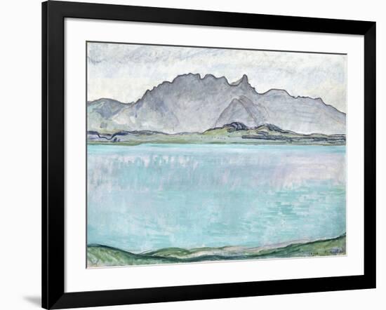 Thunersee with the Stockhorn Mountains, 1910-Ferdinand Hodler-Framed Giclee Print