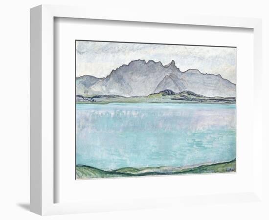 Thunersee with the Stockhorn Mountains, 1910-Ferdinand Hodler-Framed Giclee Print