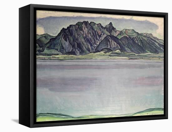 Thunersee with the Stockhorn Mountains, 1910-Ferdinand Hodler-Framed Stretched Canvas