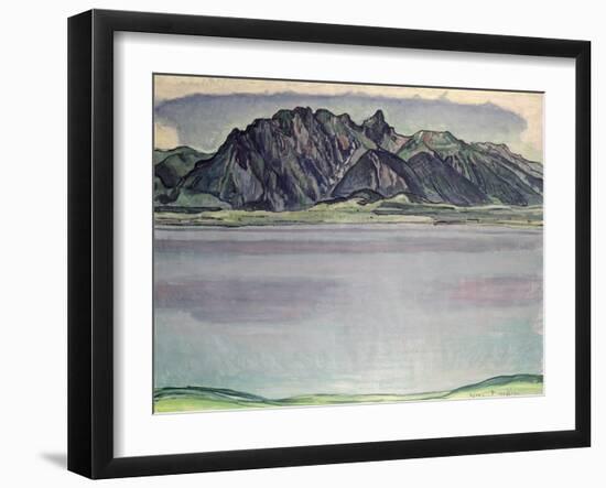 Thunersee with the Stockhorn Mountains, 1910-Ferdinand Hodler-Framed Giclee Print