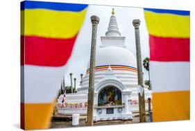 Thuparama Dagoba and the Buddhist Flag-Matthew Williams-Ellis-Stretched Canvas