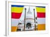 Thuparama Dagoba and the Buddhist Flag-Matthew Williams-Ellis-Framed Photographic Print