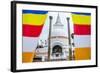 Thuparama Dagoba and the Buddhist Flag-Matthew Williams-Ellis-Framed Photographic Print