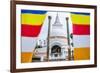 Thuparama Dagoba and the Buddhist Flag-Matthew Williams-Ellis-Framed Photographic Print