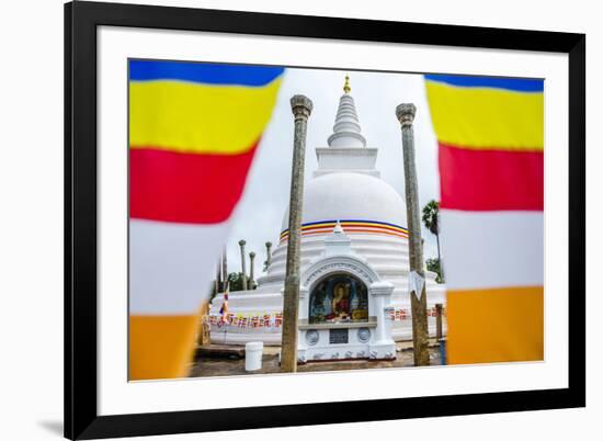 Thuparama Dagoba and the Buddhist Flag-Matthew Williams-Ellis-Framed Photographic Print