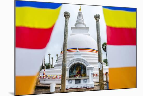 Thuparama Dagoba and the Buddhist Flag-Matthew Williams-Ellis-Mounted Photographic Print