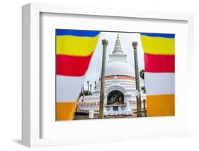 Thuparama Dagoba and the Buddhist Flag-Matthew Williams-Ellis-Framed Photographic Print