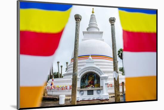 Thuparama Dagoba and the Buddhist Flag-Matthew Williams-Ellis-Mounted Photographic Print