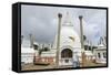 Thuparama Dagoba, Anuradhapura, UNESCO World Heritage Site, North Central Province, Sri Lanka, Asia-Christian Kober-Framed Stretched Canvas