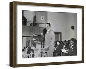 Thurgood Marshall, Speaking at Naacp Conference in Dallas March 24-26, 1950-null-Framed Photo