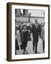 Thurgood Marshall Walking with His Wife-null-Framed Premium Photographic Print