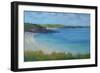 Thurlestone Beach, Calm Summer Day , 2016-Jennifer Wright-Framed Giclee Print