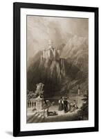 Thurnburg Castle, Engraved by J.T. Willmore, Illustration from 'The Pilgrims of the Rhine'…-David Roberts-Framed Giclee Print