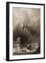 Thurnburg Castle, Engraved by J.T. Willmore, Illustration from 'The Pilgrims of the Rhine'…-David Roberts-Framed Giclee Print