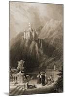 Thurnburg Castle, Engraved by J.T. Willmore, Illustration from 'The Pilgrims of the Rhine'…-David Roberts-Mounted Giclee Print