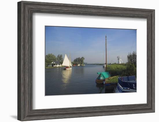 Thurne Broad, Norfolk, England, United Kingdom-Charles Bowman-Framed Photographic Print