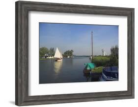 Thurne Broad, Norfolk, England, United Kingdom-Charles Bowman-Framed Photographic Print