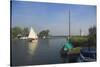 Thurne Broad, Norfolk, England, United Kingdom-Charles Bowman-Stretched Canvas