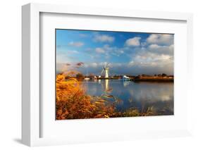 Thurne Mill, Norfolk Broads, Norfolk-Geraint Tellem-Framed Photographic Print