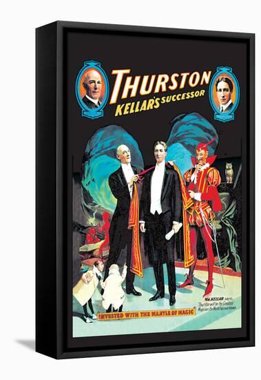 Thurston, Kellar's Successor-null-Framed Stretched Canvas