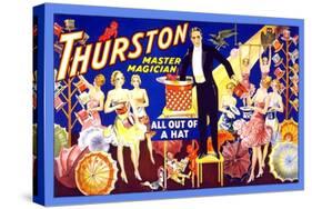 Thurston, Master Magician All Out of a Hat-null-Stretched Canvas