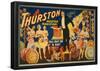 Thurston, Master Magician "Out Of A Hat" Magic Poster-null-Framed Poster