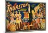 Thurston, Master Magician "Out Of A Hat" Magic Poster-null-Mounted Poster