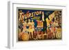 Thurston, Master Magician "Out of a Hat" Magic Poster-Lantern Press-Framed Art Print