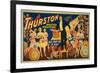 Thurston, Master Magician "Out of a Hat" Magic Poster-Lantern Press-Framed Art Print