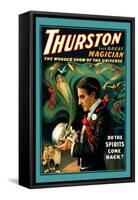 Thurston the Great Magician: Do the Spirits Come Back?-null-Framed Stretched Canvas