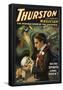 Thurston The Great Magician Holding Skull Magic Poster-null-Framed Poster