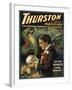 Thurston the Great Magician Holding Skull Magic Poster-Lantern Press-Framed Art Print