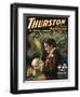 Thurston the Great Magician Holding Skull Magic Poster-Lantern Press-Framed Art Print