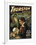 Thurston the Great Magician Holding Skull Magic Poster-Lantern Press-Framed Art Print