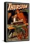 Thurston the Great Magician with Devil Magic Poster-Lantern Press-Framed Stretched Canvas