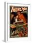 Thurston the Great Magician with Devil Magic Poster-Lantern Press-Framed Art Print