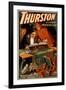 Thurston the Great Magician with Devil Magic Poster-Lantern Press-Framed Art Print