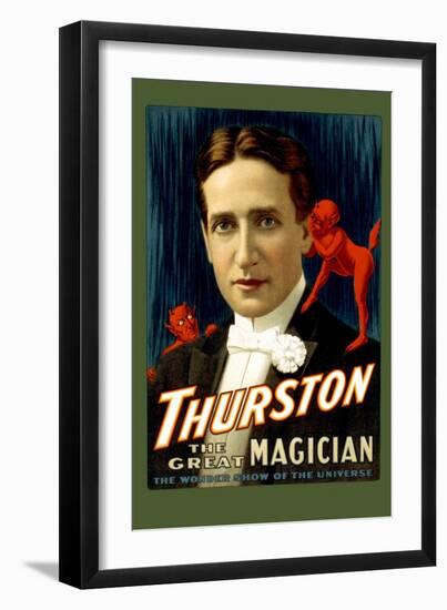 Thurston the Great Magician-null-Framed Art Print