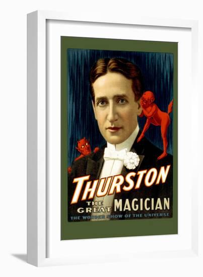 Thurston the Great Magician-null-Framed Art Print