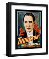 Thurston World Famous Magician-null-Framed Giclee Print
