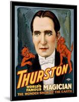 Thurston World Famous Magician-null-Mounted Giclee Print