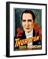 Thurston World Famous Magician-null-Framed Giclee Print