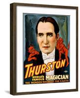 Thurston World Famous Magician-null-Framed Giclee Print