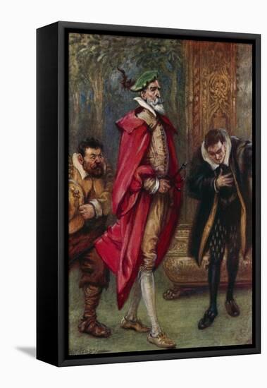 Thus Accoutred, He Entered the State Room-Paul Hardy-Framed Stretched Canvas