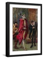 Thus Accoutred, He Entered the State Room-Paul Hardy-Framed Giclee Print