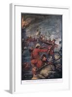 Thus Did One Hundred Men Keep Three Thousand Savages at Bay-Joseph Ratcliffe Skelton-Framed Giclee Print