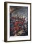 Thus Did One Hundred Men Keep Three Thousand Savages at Bay-Joseph Ratcliffe Skelton-Framed Giclee Print
