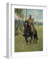 Thus it Was That Parsifal Began His Pilgrimage-Ferdinand Lecke-Framed Giclee Print